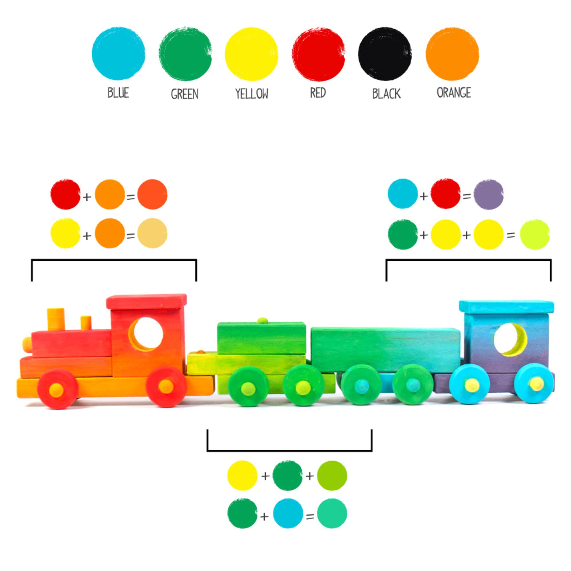 Made by Me® Paint Your Own Wooden Train